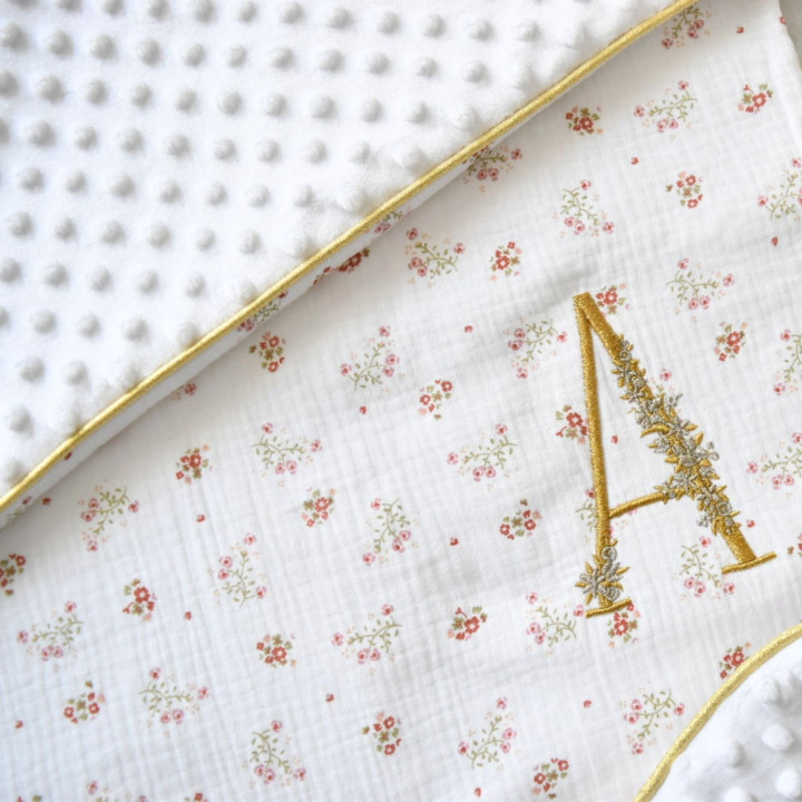 Couverture cocon flower-P'tit Coeur