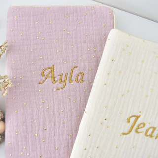 protege carnet prenom beige rose-P'tit Coeur