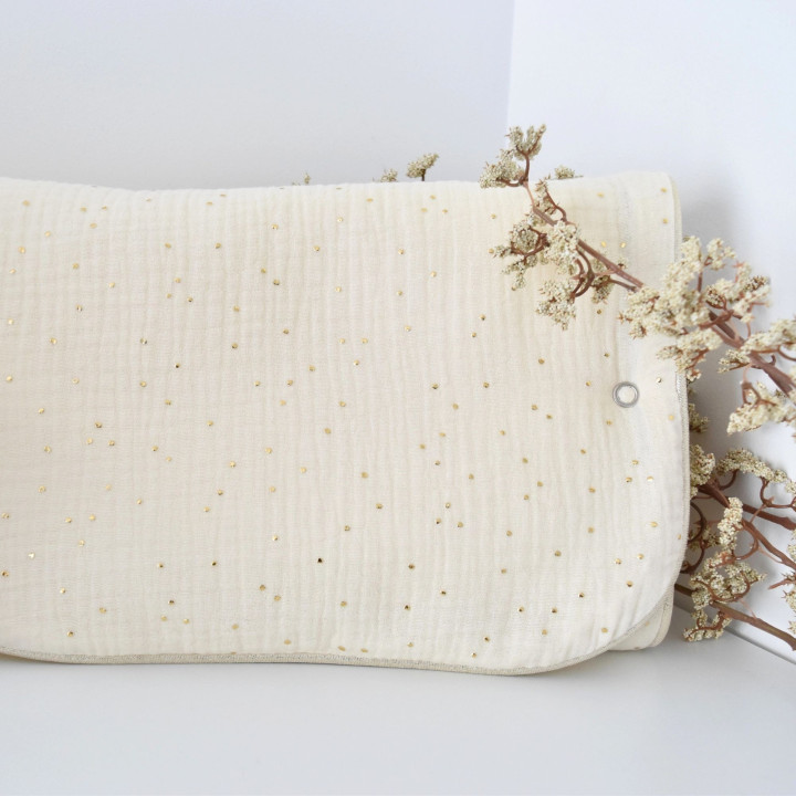 tapis change nomade beige gaze-P'tit Coeur